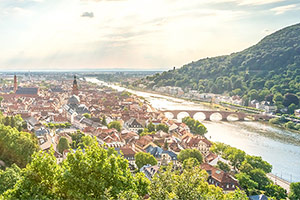 Historic town on the Rhine